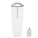 Sac de couchage thermique imperméable léger housse de protection pour sac de couchage camping randonnée outdoor blanc