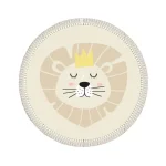 Tapis de jeu bébé en peluche lion doux tapis de chambre à coucher tapis de salle de jeux design enfantin sécurité confort hypoallergénique polyester