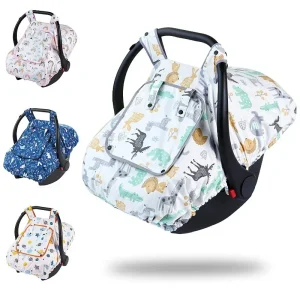 Couverture de siège auto bébé motifs animaux confort et sécurité matériau haute qualité doux et durable Couverture de siège auto bébé motifs animaux confort et sécurité matériau haute qualité doux et durable
