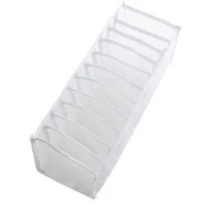 Organisateur de tiroir portable multifonctionnel pour bébé séparateur de vêtements rangement d&rsquo;accessoires tiroir blanc pour bébé