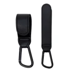 Crochet poussette cuir PU accessoire bébé organisateur multifonction sac à langer style moderne maternité portage sécurité qualité premium design épuré easy poussette