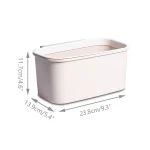 Panier suspendu bébé rangement intérieur organisation chambre boîte plastique design moderne couleur beige usage domestique solution pratique facile à nettoyer