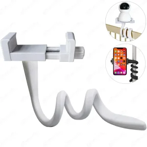 Support universel bébé silicone flexible long caméra moniteur sans trou poussette fixe ajustable