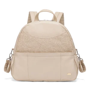 Sac à langer multifonctionnel Soboba sac à dos pour maman grande capacité confortable maternité style moderne beige sac à change usage quotidien