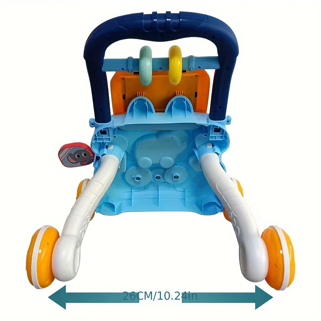 Trotteur éducatif pour bébé 012 mois chariot apprentissage roues en plastique activité musicale jouet éveil bébé cadeau naissance