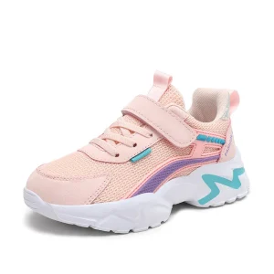 Chaussures enfants sneakers maille confort antiglissante respirante mode rose violet EVA semelle amorti garçons filles 713 ans