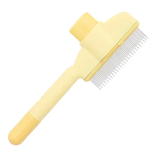 Brosse de toilettage pour chat peigne démêlant en métal soin pelage chaton ergonomique antinœuds 20x8cm Brosse de toilettage pour chat peigne démêlant en métal soin pelage chaton ergonomique antinœuds 20x8cm