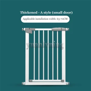 Barrière de sécurité pour bébé ajustable en métal et plastique blanc/gris design moderne minimaliste haute sécurité pour portes et couloirs Barrière de sécurité pour bébé ajustable en métal et plastique blanc/gris design moderne minimaliste haute sécurité pour portes et couloirs