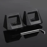 Supports haltères ergonomiques en métal高grip antidérapant design minimaliste accessoires fitness grip sûr musculation cardio home workout matériel sportif durable