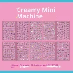 20 feuilles autocollants série contes de fées PVC stickers créatifs décoration journal coque téléphone enfant adolescent DIY scrapbooking