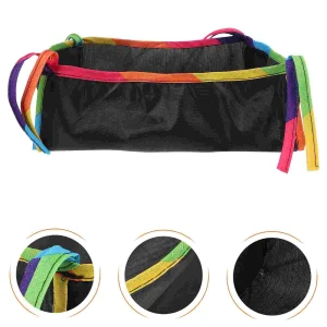 Organisateur de poussette en tissu Oxford sac de rangement inférieur pour bébé panier de chariot pochette multicolore design moderne rangement pratique usage quotidien