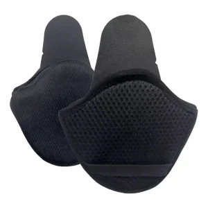 Casque de moto cache-oreilles détachables hiver chaud cache-oreilles coupe-vent couvre-oreilles 1 paire de coussinets d&rsquo;oreille par temps froid pour femmes hommes – 2Pcs