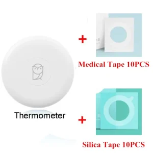 Thermomètre numérique intelligent pour bébé mesure précise haute température alarme mobile design moderne compact compatible Bluetooth et WiFi Thermomètre numérique intelligent pour bébé mesure précise haute température alarme mobile design moderne compact compatible Bluetooth et WiFi