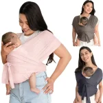 Portebébé réglable sangles avant respirant confort bébé maternité qualité supérieure écharpe portage doux bébé nouveauné