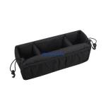 Organisateur voiture bébé Hey! Baby Store noir 3 compartiments cordon serrage rangement sécurisé