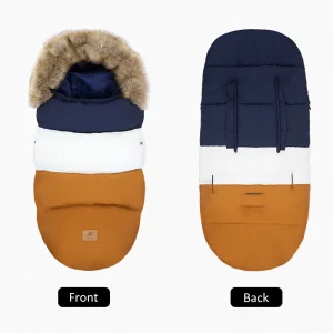 Sac de landau en poussette hiver 024 mois chancelière extérieure fourrure amovible enveloppe épaisse col réversible noir bleu marine beige Sac de landau en poussette hiver 024 mois chancelière extérieure fourrure amovible enveloppe épaisse col réversible noir bleu marine beige