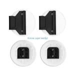 Fixation rétractable pour barrière de porte bébé ventouses adhésives mural accessoires sécurité enfants Estone Super Market