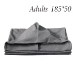 Gigoteuse camping portable bébé confortable coton 185cm sac de couchage usage extérieur doux sécuritaire design minimaliste coloris gris