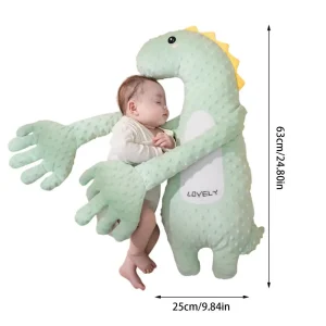 Doudou peluche dinosaure bébé oreiller réconfort vert accessoire chambre bébé jouet peluche doux compagnon sommeil enfant Doudou peluche dinosaure bébé oreiller réconfort vert accessoire chambre bébé jouet peluche doux compagnon sommeil enfant
