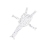 Oreiller de baignoire réglable pour nouveauné coussin antidérapant en forme de croix support 5 points bain confortable bébé 024 mois tapis de bain baignoire enfants qualité premium