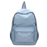 Sac à dos nylon grande capacité sacs école voyage poignée souple fermeture éclair design moderne minimaliste sacs dames mode