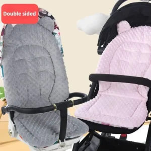 Coussin poussette bébé reversible coton doux multifonction confort poussette auto voiture