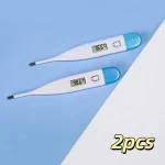 Thermomètre numérique pour bébé mesurage température corporelle design moderne portable usage domestique écran digital clair fonction simple 測温器 enfant adulte détecteur de fièvre fiable