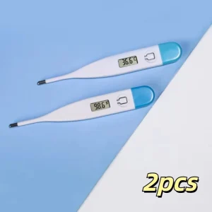 Thermomètre numérique pour bébé mesurage température corporelle design moderne portable usage domestique écran digital clair fonction simple 測温器 enfant adulte détecteur de fièvre fiable