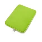 Housse protection ordinateur portable 1117 pouces vert vif manchon néoprène fermeture éclair portable élégant minimaliste