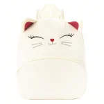 Sac à dos enfant style animal peluche oreilles roses écolière sorties scolaires maternelle accessoire mode ludique