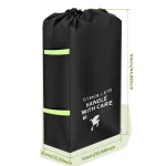 Housse de protection pour poussette sac de rangement antipoussière imperméable dimensions 114x53x31cm housse de voyage pour bébé style moderne HANDLE WITH CARE