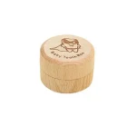 Boîte à dents de bébé en bois souvenir bébé conservation dents primaires boîte à souvenirs en bois design enfant cadeau naissance