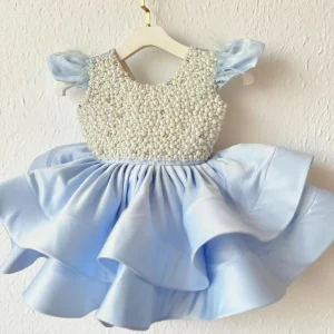 Robe de fête d&rsquo;anniversaire pour enfant princesse vêtement de mariage costume d&rsquo;hôte robe de concours collection 2023 matière douce sécurité enfant qualité premium