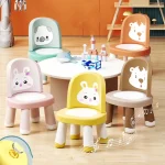 Chaise pour enfants design animaux multicolore chaise enfant salle à manger jeu repas