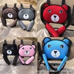 Coussin de soutien tête bébé tissu doux 5 coloris fixations安全 confort voyage