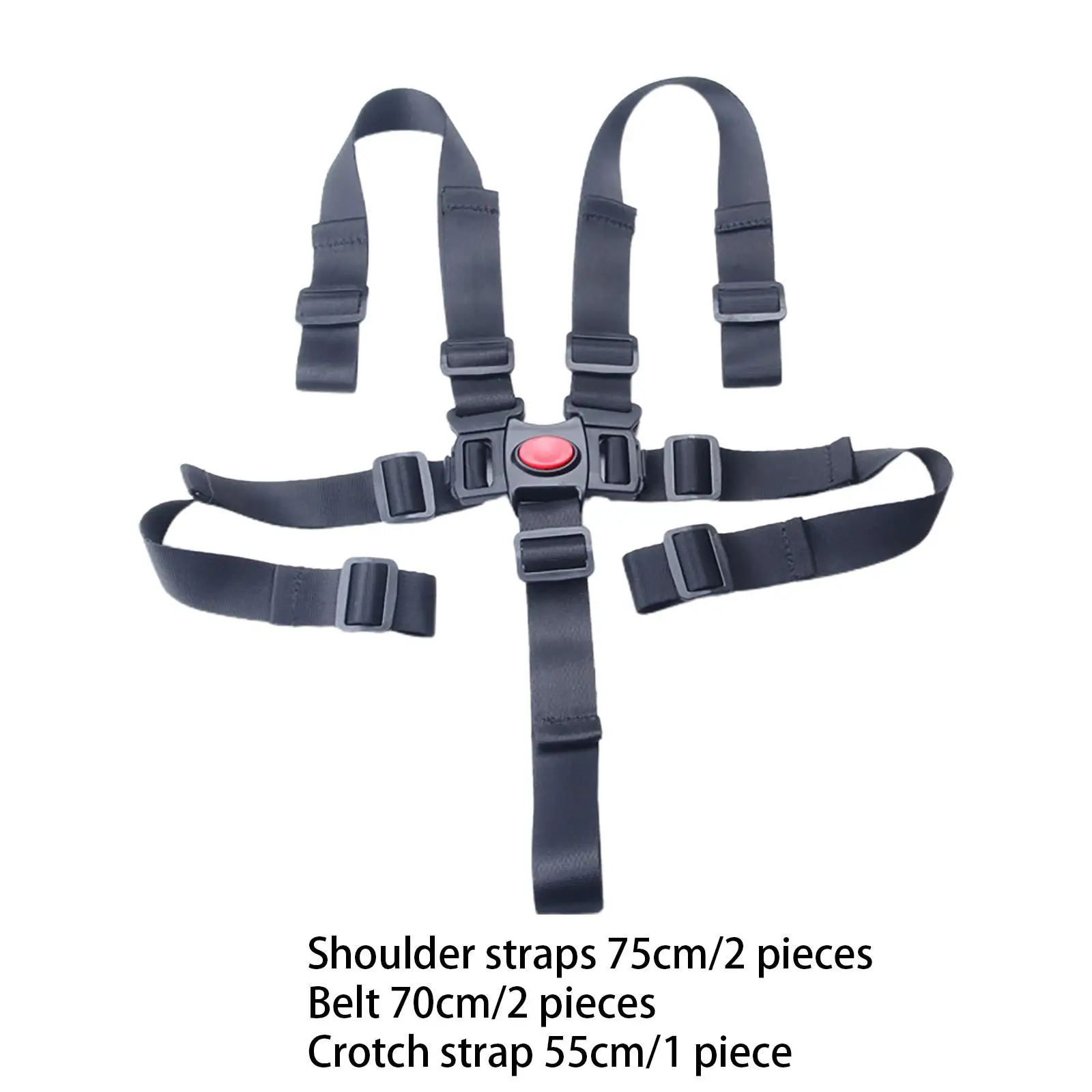 Ceinture de fixation pour caméra d&rsquo;action harnais adjustable matériaux synthétiques design sportif noir bouton central rouge port pratique randonnée ski vélo