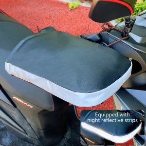 Housse protection reposebras scooter moto imperméable réfléchissante matériau synthétique hiver sécurité nocturne design moderne antiusure comfort conducteur