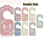 Marques de mois bébé en bois pour photos souvenirs 024 mois réversibles design moderne style minimaliste couleurs douces
