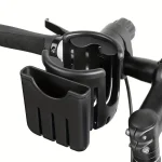 Portegobelet poussette bébé 2en1 ABS sécurisé design moderne rose noir support compact