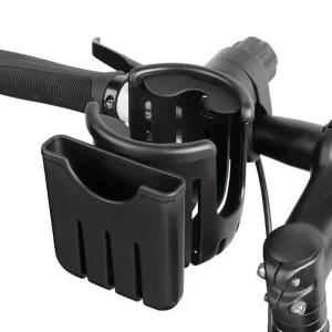 Portegobelet poussette bébé 2en1 ABS sécurisé design moderne rose noir support compact