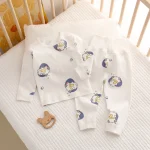 Ensemble pyjama bébé 2 pièces coton pur haut et bas confort nouveauné printemps automne hiver enfant doux douillet