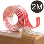 Bande de protection d&rsquo;angle de meuble 2m adhésive transparente anticollision bébé sécurité intérieur maison protection étagère mobilier style moderne qualité supérieure