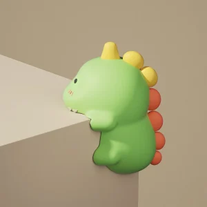 Protecteur d&rsquo;angle table bébé PVC souple anticollision motifs lapin/dinosaure/ours bord de sécurité pour enfants vert