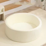 Coussin pour animaux de compagnie en éponge douce zone de repos intérieure design minimaliste confort maximal pour chiens et chats