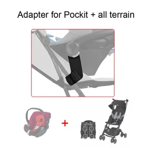 Adaptateur Pockit pour Poussette Tout Terrain Accessoire de Voyage pour Bébé Convertisseur de Siège Auto Compatible Cybex Aton Cloud Q/Z Bumosquito Adaptateur Pockit pour Poussette Tout Terrain Accessoire de Voyage pour Bébé Convertisseur de Siège Auto Compatible Cybex Aton Cloud Q/Z Bumosquito