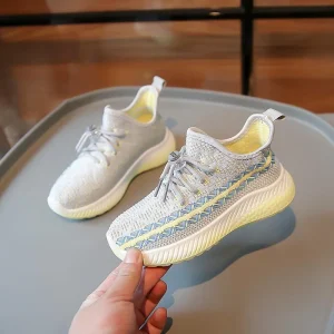 Chaussures de sport légères et respirantes pour bébé baskets enfants confortables design moderne pour garçons et filles