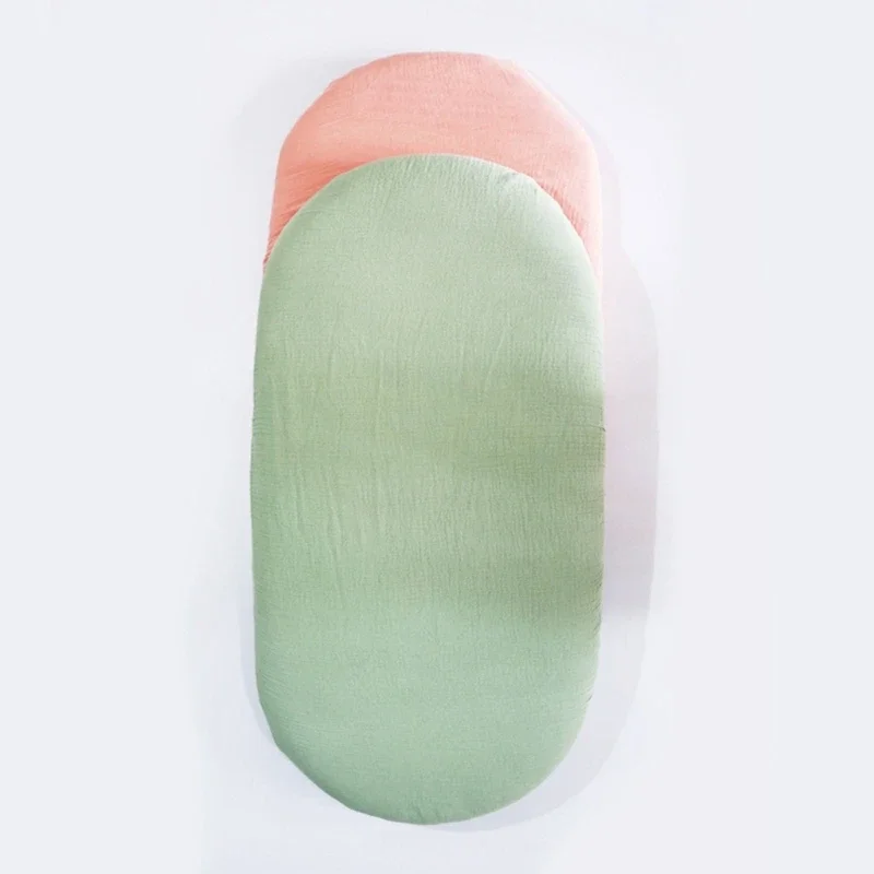 Draps élastiques respirants pour lit bébé doux hypoallergénique entretien facile 100% coton adaptés aux berceuses et lits parcs