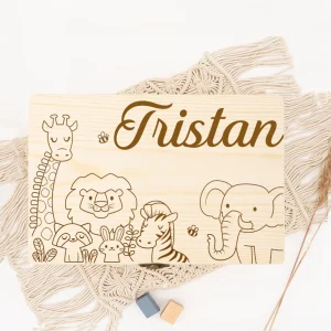 Boîte à mémoire bébé personnalisée cadeau anniversaire baptême étui souvenir en bois boîte naissance cordon ombilical FJ08