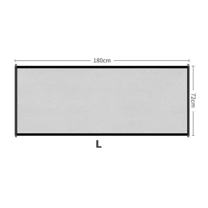 Barrière de sécurité pour bébé clôture intérieure extérieure maille durable cadre métal antidérapant 180x72cm protection escaliers entrée sans montage Barrière de sécurité pour bébé clôture intérieure extérieure maille durable cadre métal antidérapant 180x72cm protection escaliers entrée sans montage