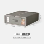 Boîte de rangement de literie pliable en tissu Oxford antipoussière style moderne.organisateur de linge sous le lit grande capacité 4 pièces